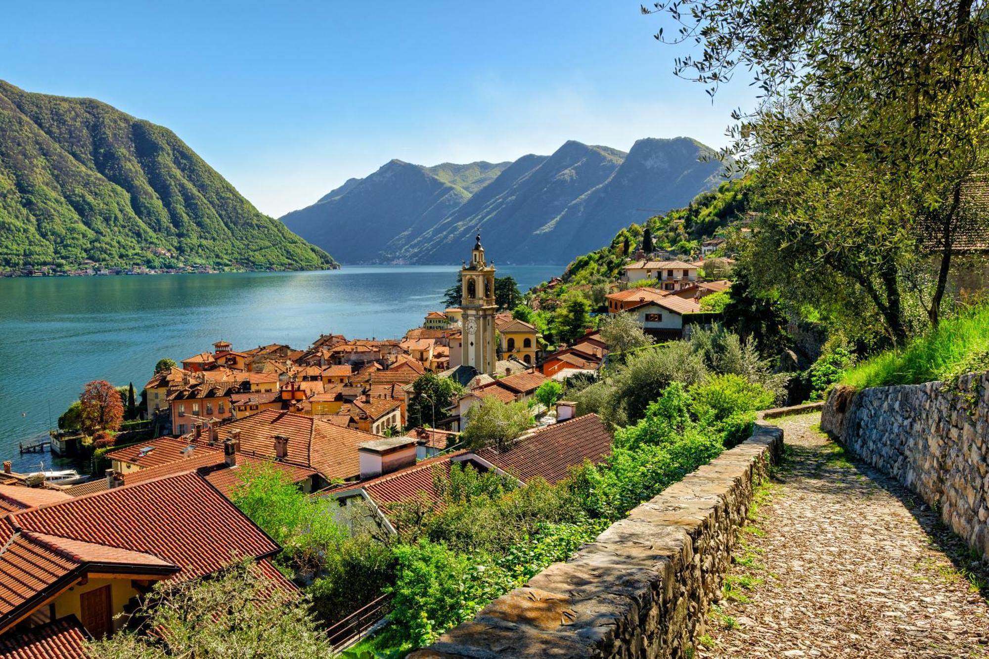 Appartamento Como Lake Modern Apartament Ulivi Mezzegra Esterno foto